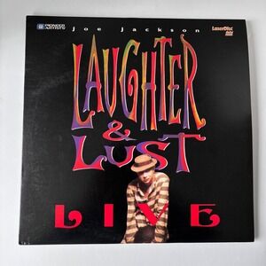 Joe Jackson‎ Laughter & Lust Live Laserdisc Pioneer Artists Vintage 1991 Music